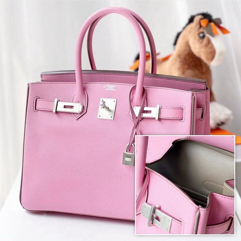 Birkin 30 Bubblegum/Etoupe Epsom