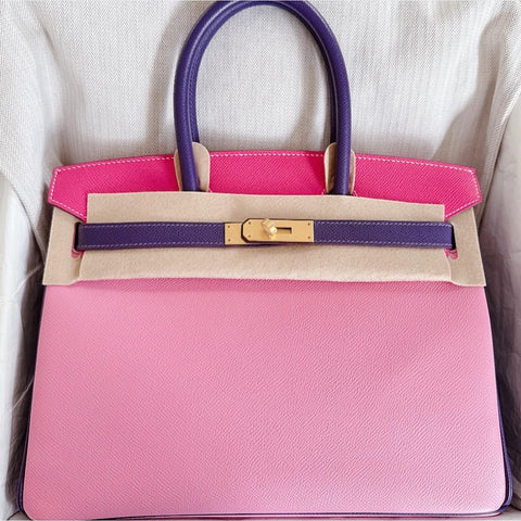 Birkin 30 Bubblegum/Rose Tyrien/Crocus