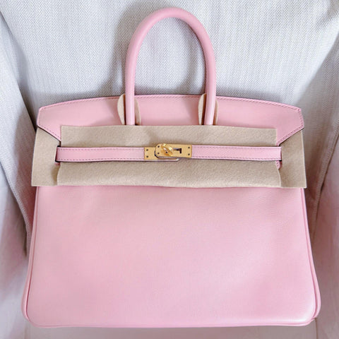 Birkin 25 Rose Sakura Swift