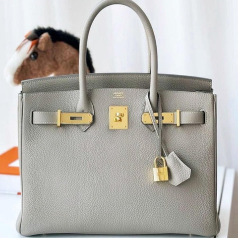 Birkin 30 Gris Asphalt Togo