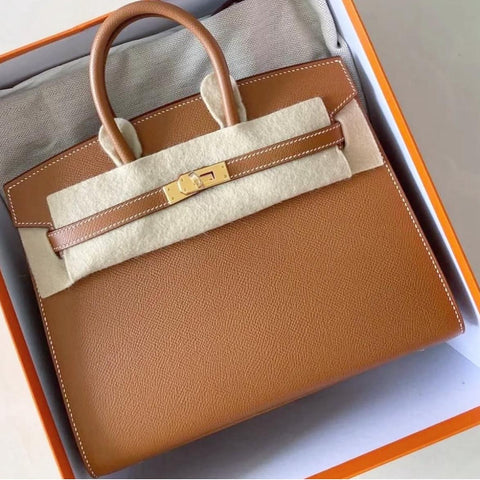 Birkin 25 Sellier Gold Epsom