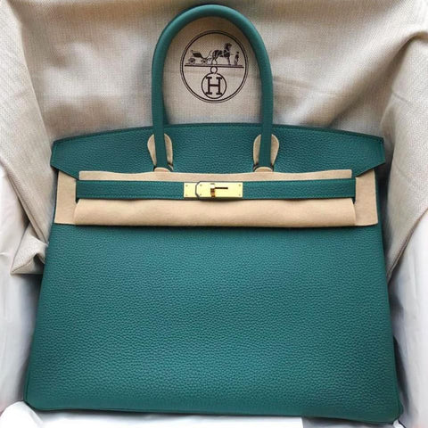 Birkin 35 Malachite Togo