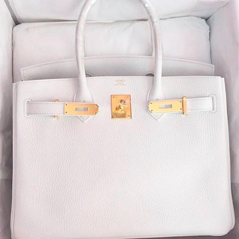 Birkin 30 White Clemence