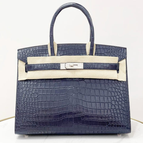 Birkin 30 Sellier Tomekon Matte Porosus