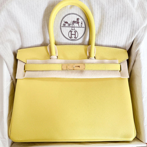 Birkin 30 Lime Epsom