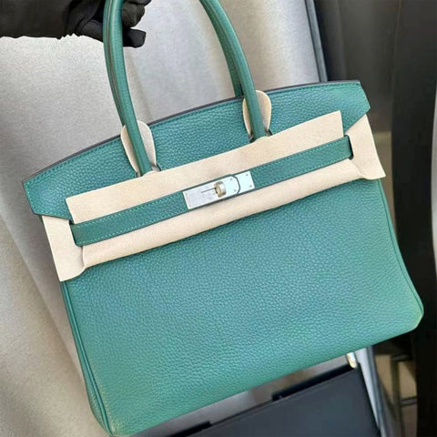 Birkin 30 Malachite Togo