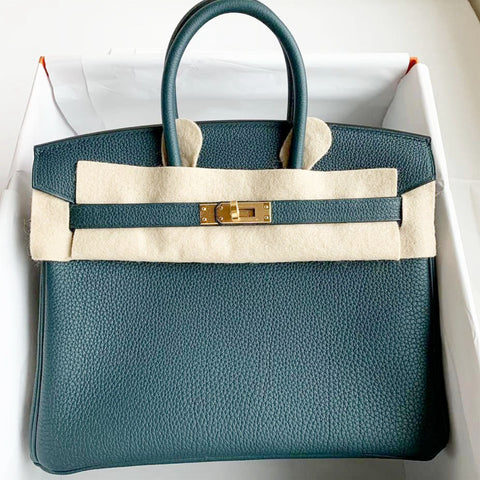 Birkin 25 Vert Cypress Togo