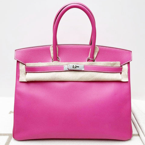 Birkin 35 Candy Rose Tyrien/Rubis Epsom