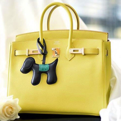 Birkin 25 Candy Lime/Gris Perle Epsom