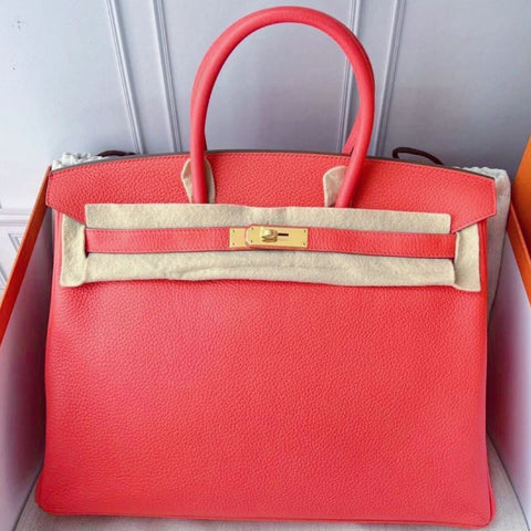 Birkin 35 Rose Jaipur Clemence