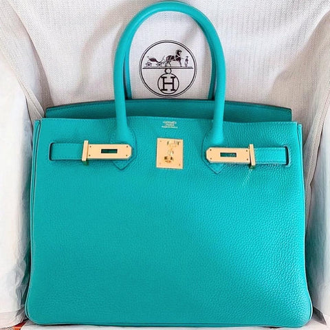 Birkin 30 Vert Verone Togo