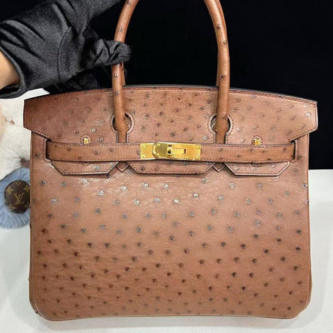 Birkin 30 Chocolate Ostrich
