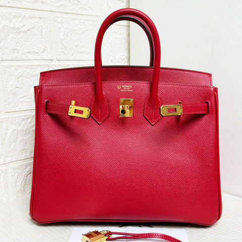 Birkin 25 Rouge Casaque Epsom