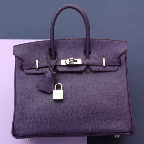 Birkin 25 Iris Epsom