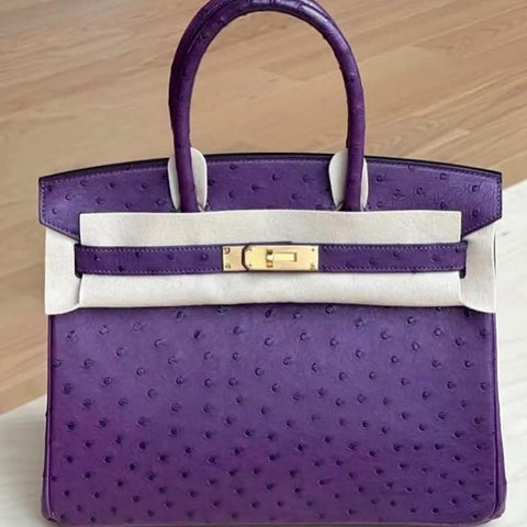 Birkin 30 Violine Ostrich