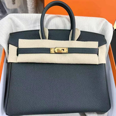 Birkin 25 Vert Fonce Togo