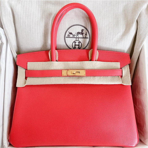Birkin 30 Rose Jaipur Epsom