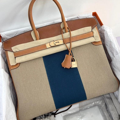 Birkin 35 Club Barenia Permabrass