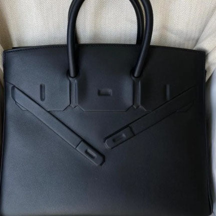 Birkin 25 Shadow Black Swift