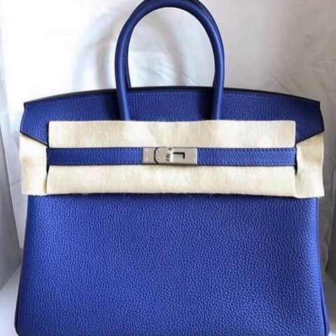 Birkin 25 Blue Electric Togo