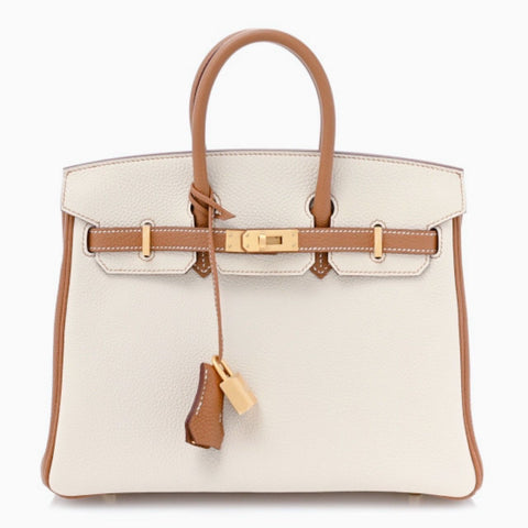 Birkin 25 Craie/Gold Togo