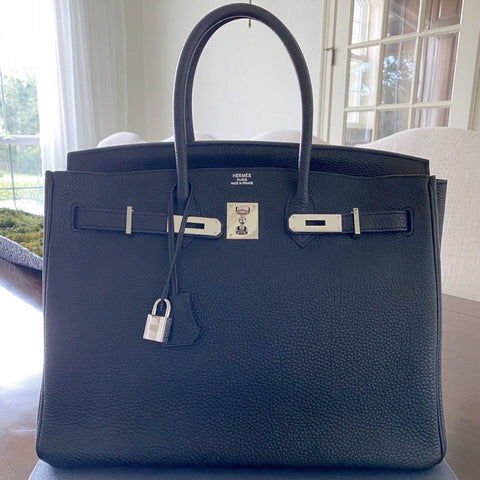 Birkin 35 Blue Orage Togo