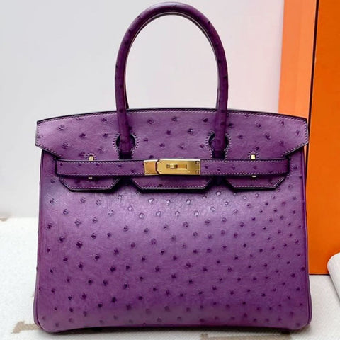 Birkin 30 Violine Ostrich