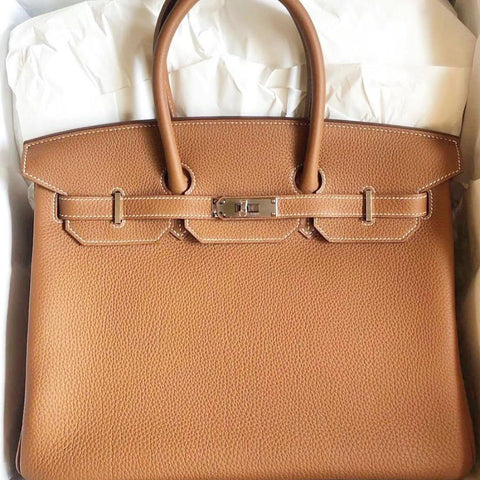Birkin 35 Gold Togo