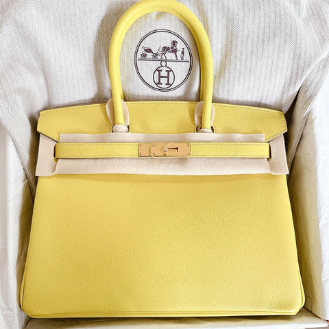 Birkin 30 Lime Epsom