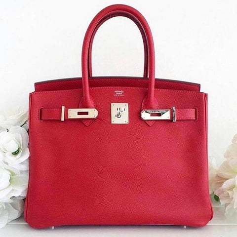Birkin 30 Rouge Casaque Epsom