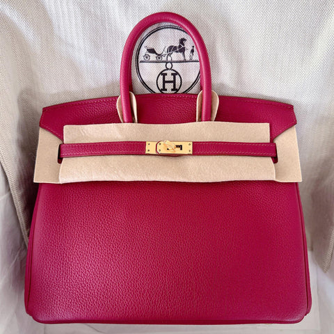 Birkin 25 Rouge Grenat Togo