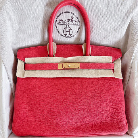 Birkin 30 Rose Texas Togo