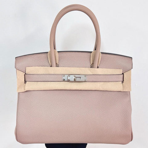 Birkin 30 Glycine Clemence