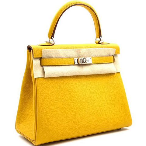 Kelly 25 Jaune Ambre Togo
