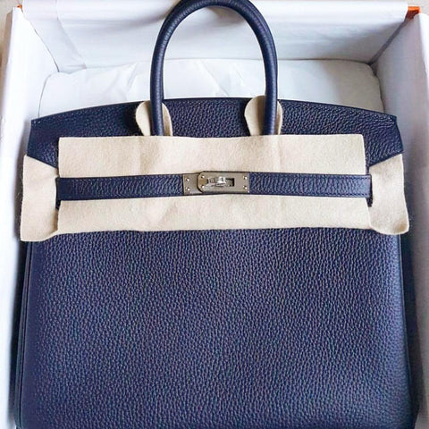 Birkin 25 Blue Nuit Togo