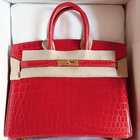 Birkin 25 Geranium Shiny Niloticus