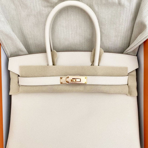 Birkin 30 Craie Epsom