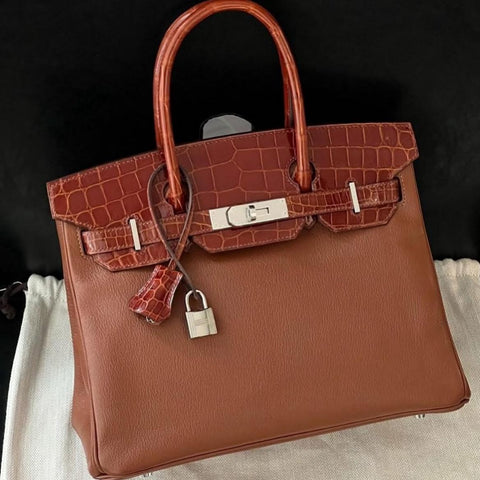 Birkin 30 Touch Miel Chevre/Shiny Alligato
