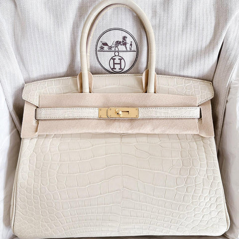 Birkin 30 Beton Matte Alligator