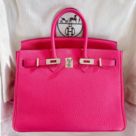 Birkin 25 Framboise Togo