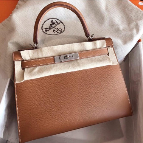 Kelly 28 Sellier Gold Epsom