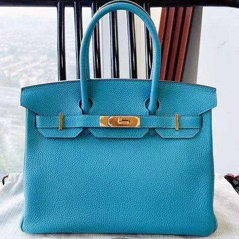 Birkin 30 Turquoise Togo
