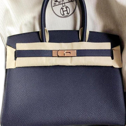 Birkin 30 Blue Nuit Togo