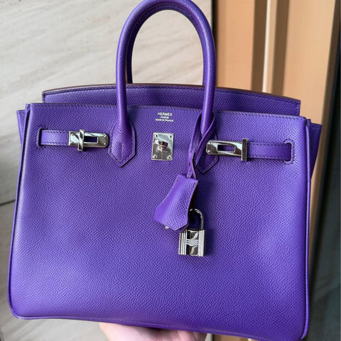 Birkin 25 Crocus Epsom