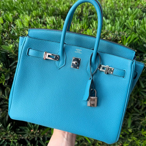 Birkin 25 Turquoise Togo
