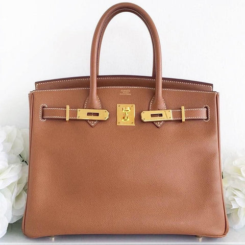 Birkin 30 Gold Epsom