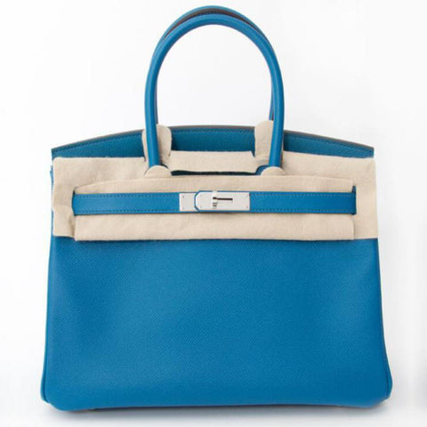 Birkin 30 Blue Izmir Epsom