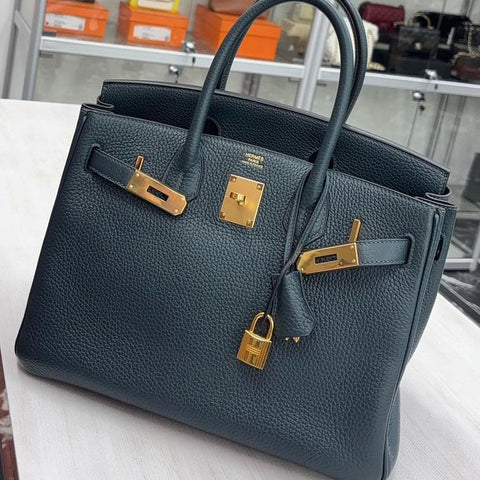 Birkin 30 Vert Cypress Togo