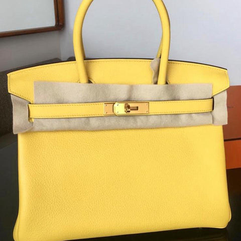 Birkin 30 Jaune Naples Novillo
