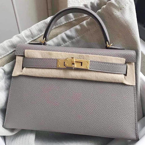 Kelly Mini Gris Meyer Epsom